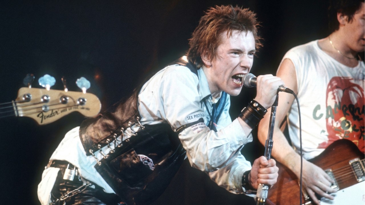 Sex Pistols on stage